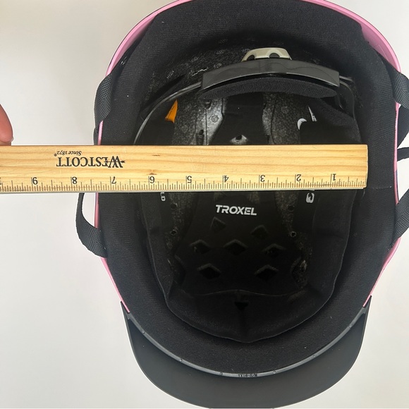 Troxel Pink Helmet Riding Saddle Medium Adjustable - Picture 8 of 10